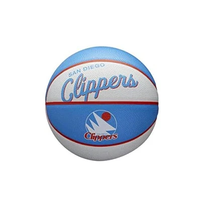 Abbildung von Wilson MINI Basketball TEAM RETRO, LOS ANGELES CLIPPERS, Outdoor, Gummi, Größe: