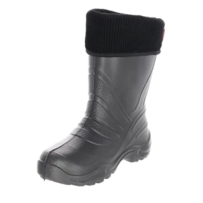 Abbildung von LEMIGO Termix federleichte EVA Gummistiefel gefüttert (Carbone/Grau, 30/31 EU)
