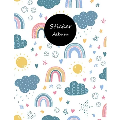 Abbildung von Sticker Album: Blank Book for Girls 8.5x11 100 pages