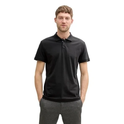 Abbildung von TOM Tailor Poloshirt, Herren, Größe: Large, Black