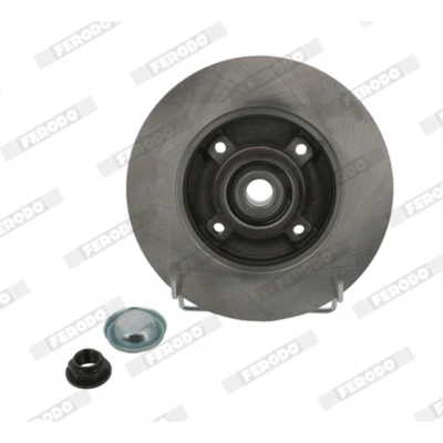 Abbildung von FERODO PREMIER DDF1561 1 Bremsscheibe 249 9 4 voll mit ABS Sensorring PEUGEOT: 307 SW, Hatchback, Estate, CITROËN: C4 I Coupe