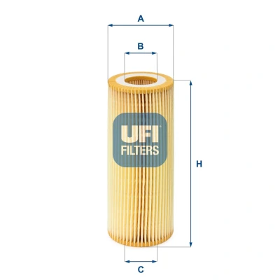 Abbildung von UFI 26.022.00 Kraftstofffilter Filtereinsatz FORD: Galaxy Mk2 MPV, S Max Mk1, Focus 2 Kombi, PEUGEOT: 508 I SW, 3008 I, 807, CITROËN: C5 III Estate