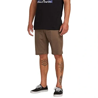 Abbildung von Volcom Frckn MDN Strch Shorts, Herren, Größe: 36, Mushroom
