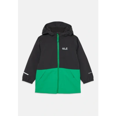 Abbildung von Jack Wolfskin NEW Snowy DAYS Unisex Softshelljacke für Kinder, Größe: 140, Mystic green