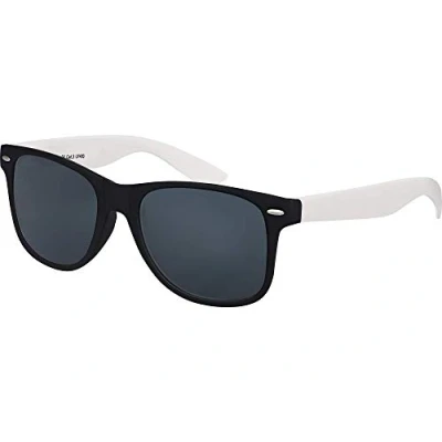 Abbildung von Balinco Sonnenbrille UV400 CAT 3 CE Rubber mit Federscharnier für Damen &amp; Herren (hellgrau/schwarz smoke)