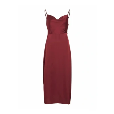 Abbildung von Vila VIRAVENNA Strap Ankle Dress NOOS,Cabernet,34