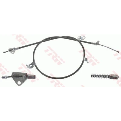 Abbildung von TRW GCH450 Handbremsseil 1481, 1345 Scheibenbremse TOYOTA: Yaris I Hatchback