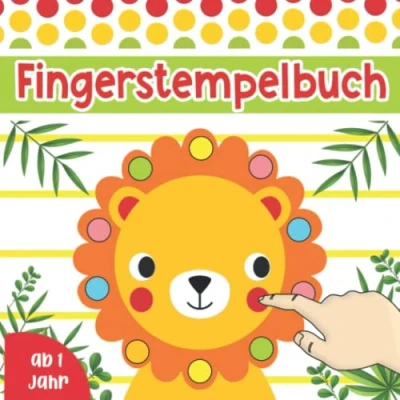 Abbildung von Fingerstempelbuch: Punktmarker Malbuch ab 1 jahr für jungen und mädchen, Dot Marker Aktivitätsbuch Kleinkinder.