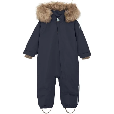 Abbildung von EN FANT BABY Snowsuit W. FAKE FUR Schneeanzug für Kinder, Größe: 80, Parisian night