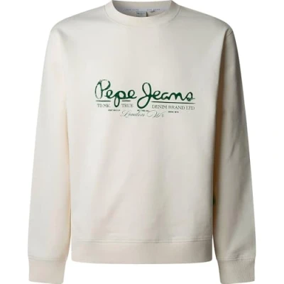 Abbildung von Pepe Jeans Dumas CREW Sweatshirt, Herren, Größe: Large, Off white