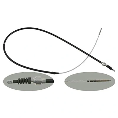 Abbildung von FEBI BILSTEIN 14234 Handbremsseil hinten links, rechts 1613 VOLKSWAGEN: Golf 3, 4 Cabrio