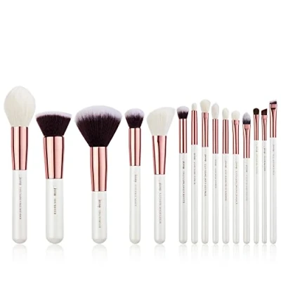 Abbildung von Jessup Make Up Pinsel Sets 15 Pcs Kosmetik Schmink Bürsten Lidschatten Puder Concealer Eyeliner T220
