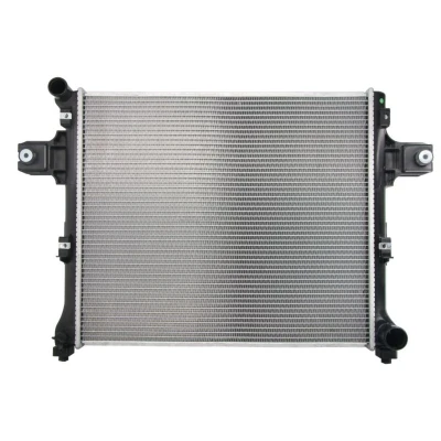 Abbildung von THERMOTEC D7Y015TT Kühler, Motorkühlung Aluminium 588 508 26 Kühlrippen gelötet JEEP: GRAND CHEROKEE 3, Commander