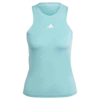 Abbildung von adidas Performance Aeroready Train Essentials Regular Stripes TANK Top, Damen, Größe: Large, Glory grey white