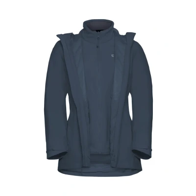 Abbildung von Jack Wolfskin Moonrise 3IN1 Hardshelljacke, Damen, Größe: XXL, Midnight sky