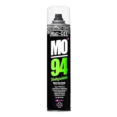 Abbildung von Muc Off MO 94, 400 ml Biologisch Abbaubares Mehrzweck Rostschutz und Schmierfett Spray Sprühfett Verdrängt Wasser, Verhindert Rost, Löst Festsitzende Teile Bike Cleaner Fahrradreiniger