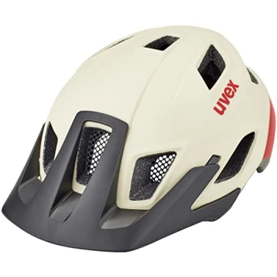 Abbildung von uvex access leichter MTB Helm für Damen und Herren individuelle Größenanpassung optimierte Belüftung sand red matt 57 62 cm