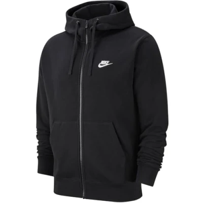Abbildung von Nike Sportswear M NSW CLUB Sweatjacke, Herren, Größe: Large, Black/white
