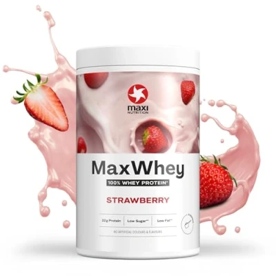 Abbildung von MaxWhey Strawberry, Proteinpulver, Erdbeere, 420 g