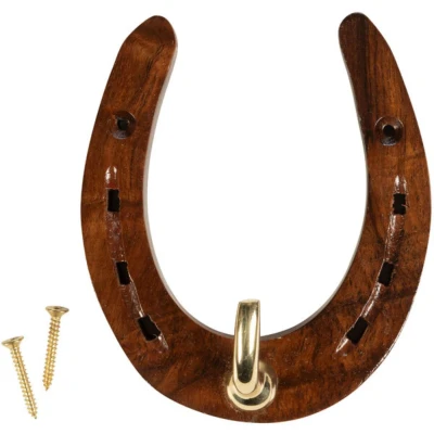 Abbildung von HKM Wooden Horseshoe Stable Hook