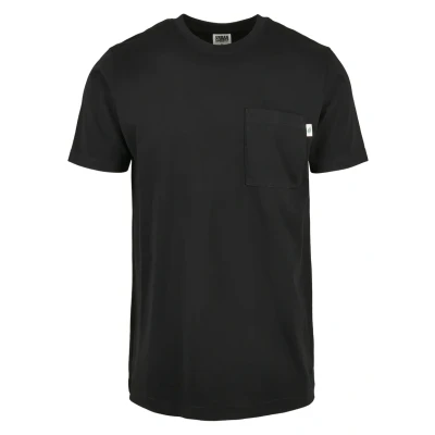 Abbildung von Urban Classics Organic Cotton Basic Pocket TEE Tshirt basic, Herren, Größe: 4XL, Schwarz