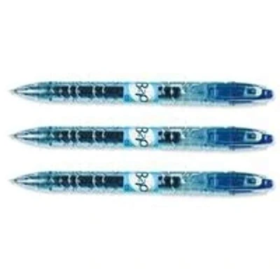Abbildung von Pilot B2P Gelschreiber (versenkbare Minenführung, Spitze 0,7 mm) 10 Stück blau