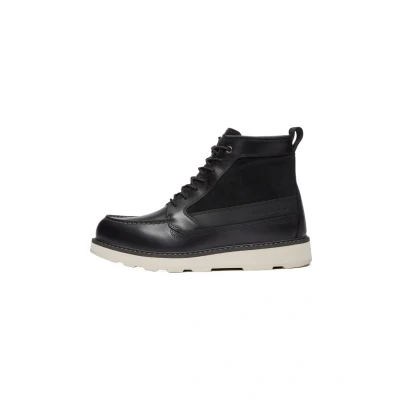 Abbildung von Timberland Britton Mills Schnürstiefelette, Herren, Größe: 45, Black Schuhe
