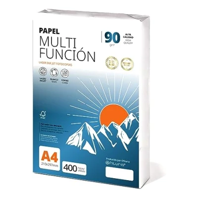 Abbildung von Ofituria Kopierpapier, DIN A4, 90 g/m2, 400 Blatt, Mehrzweckpapier für Laser und Tintenstrahldrucker, Kopierer, Bürobedarf, Schulbedarf, Packung zu g