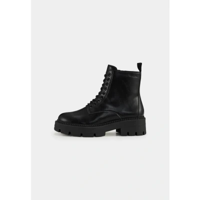 Abbildung von Tamaris Plateaustiefelette, Damen, Größe: 36, Black uni Schuhe