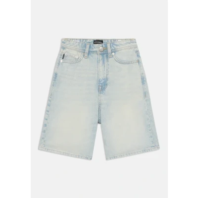 Abbildung von Jack &amp; Jones Junior Shorts »JJIRON mit Baggy Fit und mittlerer Taille«, unifarben, modisch, relaxed fit, Web