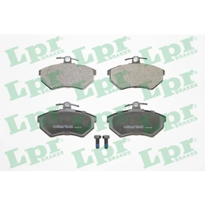 Abbildung von LPR 05P600 Bremsbelagsatz mit Schrauben VOLKSWAGEN: Golf 2, 3, 3 Cabrio, AUDI: 80 B4 Saloon, Coupe B3, Avant, SEAT: Ibiza 2