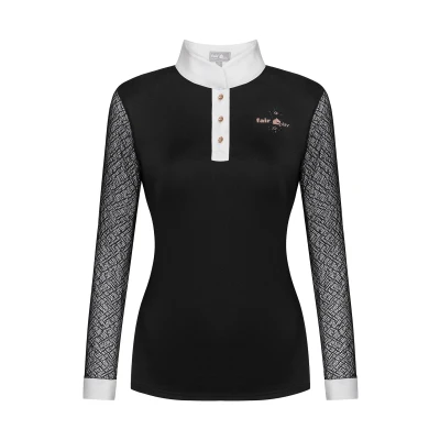 Abbildung von Fair Play Turniershirt Cecile Rosegold Schwarz 38