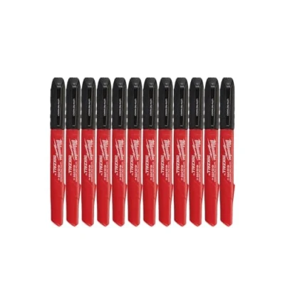 Abbildung von Milwaukee Inkzall Point Markers, fein, schwarz, 12 Stück
