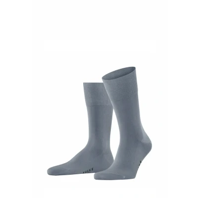 Abbildung von FALKE Herren Socken Tiago M So nachhaltige Fil D&#039;Ecosse Baumwolle einfarbig 1 Paar, Grau Grey 3208, 43 44