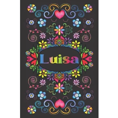 Abbildung von PERSONALISIERTES Notizbuch FÜR LUISA: Schönes Geschenk für Luisa (Liniertes Mädchen und Frauen)