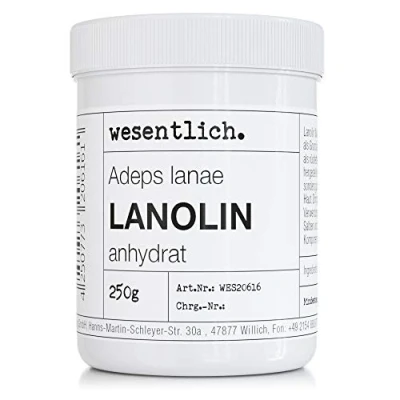 Abbildung von Lanolin Wollfett anhydrat 250g wasserfrei und kaum Geruch Wollwachs von wesentlich.