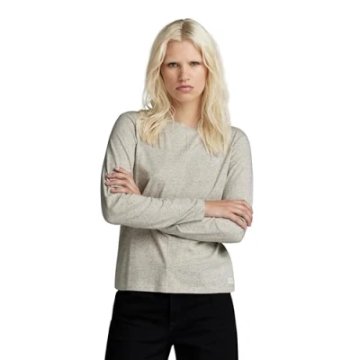Abbildung von G Star RAW Damen Front Seam Top, Mehrfarben (Milk Htr D24514 4107 971), S