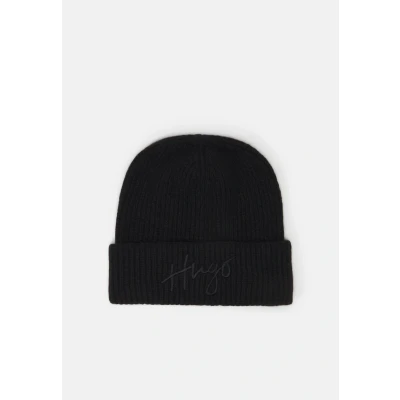 Abbildung von HUGO Socialy HAT Mütze, Damen, Größe: One Size, Black