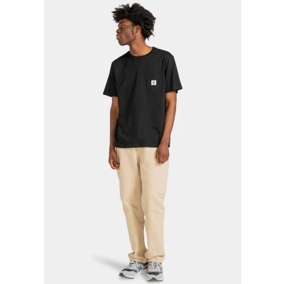 Abbildung von Element Basic Pocket Tshirt basic, Herren, Größe: Small, Flint black