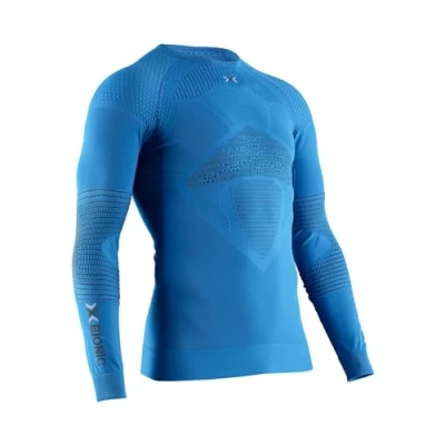 Abbildung von X Bionic Herren Energizer 4.0 Shirt Round Neck Long Sleeves Men, Teal Blue/Anthracite, M