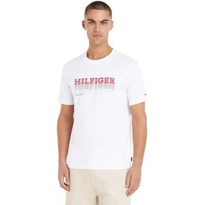 Abbildung von Tommy Hilfiger FADE TEE Tshirt print, Herren, Größe: XS, White
