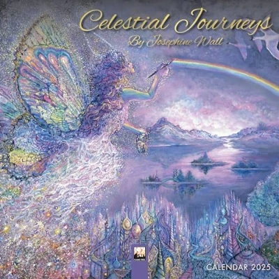 Abbildung von Celestial Journeys by Josephine Wall Mini Calendar 2025 (Art Calendar)