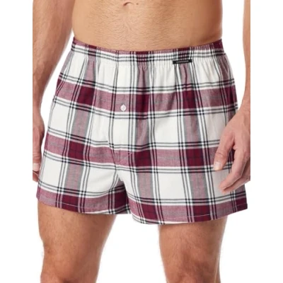 Abbildung von Schiesser Herren 2 Pack Boxershorts Baumwolle Web Multipack Webboxer, Sortiert 1_182124, 4