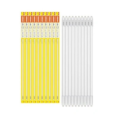 Abbildung von OSRAM LED TUBE T5 HF L13 SHORT 517 mm, lineare Röhre, 7W, 770lm, 3000K, warmweißes Licht, Ersatz für klassische Leuchtstoffröhren mit G5 Sockel, lange Lebensdauer, energiesparend,10 Pack