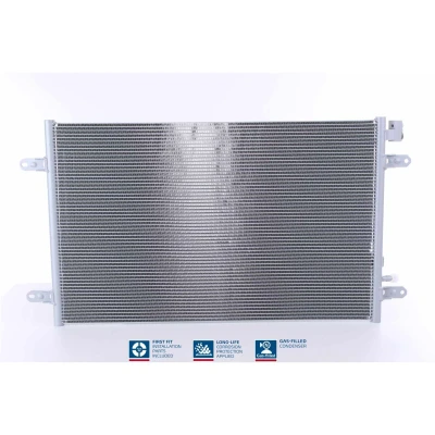 Abbildung von NISSENS 94854 Klimakondensator ohne Trockner Aluminium 658 R 134a AUDI: A6 C6 Avant, Saloon, Allroad