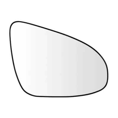 Abbildung von SENZEAL Spiegelglas Rechts Beifahrerseite Beheizbar mit Trägerplatte für Citroen C1 Peugeot 108 Toyota Aygo 2014 2022 1612467680 1612467780 Außenspiegel Glas Ersatz (Rechts)