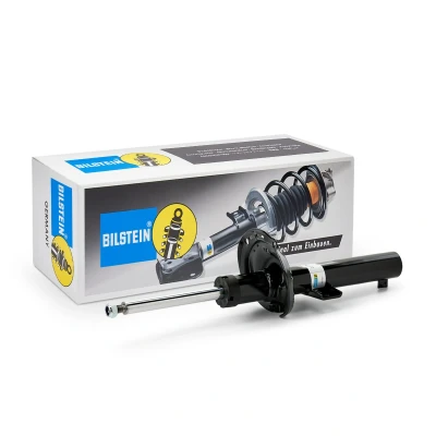 Abbildung von BILSTEIN 22 277589 Stoßdämpfer Vorderachse Gasdruck Zweirohr Federbein unten Platte, oben Stift SEAT: IBIZA 5, VOLKSWAGEN: Polo VI