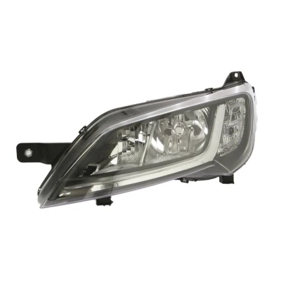 Abbildung von TYC 20 14776 15 2 Scheinwerfer links H7/H7, W21/5W mit Tagfahrlicht für Rechtsverkehr Elektromotor FIAT: Ducato III Van, Minibus
