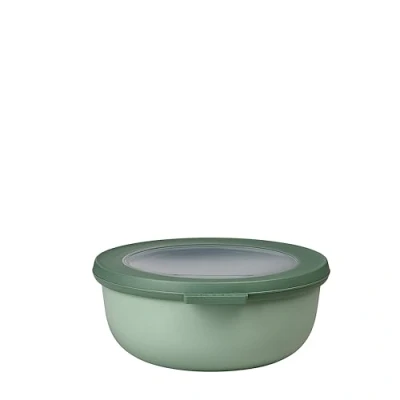 Abbildung von Mepal Multi Bowl Cirqula Round Vorratsdose mit Deckel Geeignet als Luftdichte Aufbewahrungsbox für den Kühlschrank, Mikrowellengeschirr &amp; Frischhaltedosen 750 ml Nordic Sage