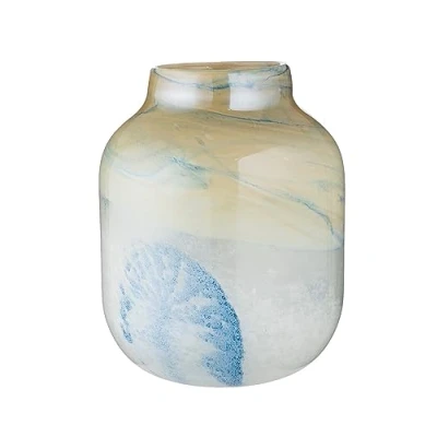 Abbildung von Casablanca by Gilde Tischvase »Fresh, Dekovase«, (1 St.), Vase aus durchgefärbtem Glas, Höhe ca. 24 cm